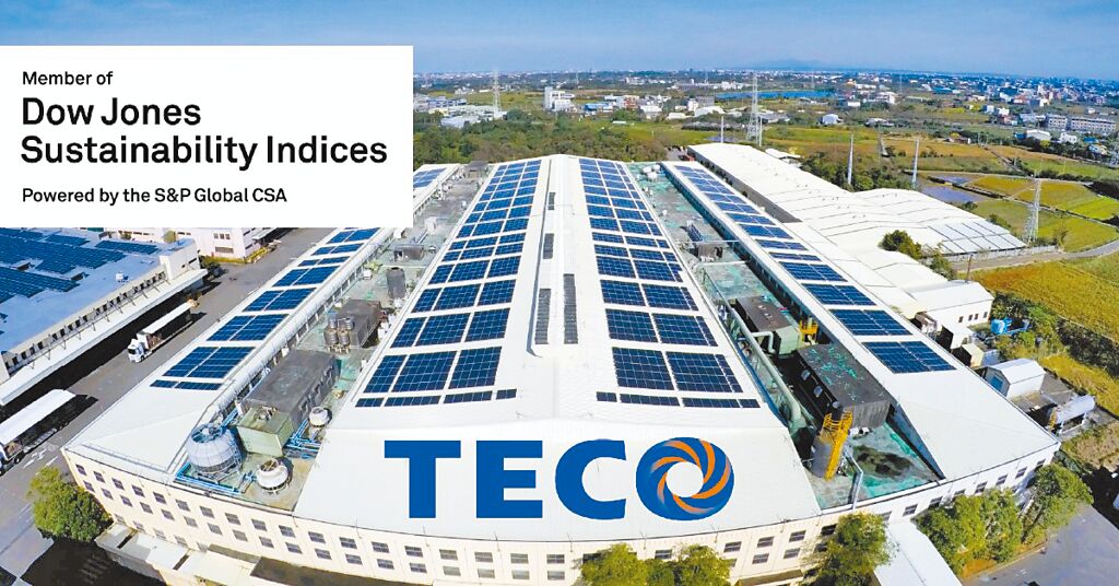 東元電機(jī)已連續(xù)三年入選DJSI道瓊永續(xù)指數(shù)新興市場(chǎng)類(lèi)別，更三度列入國(guó)際永續(xù)評(píng)比機(jī)構(gòu)標(biāo)準(zhǔn)普爾（S&P Global）永續(xù)年鑒。圖／東元電機(jī)提供